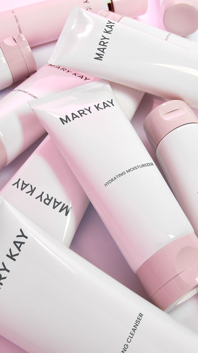 Productos del cuidado de la piel Mary Kay.