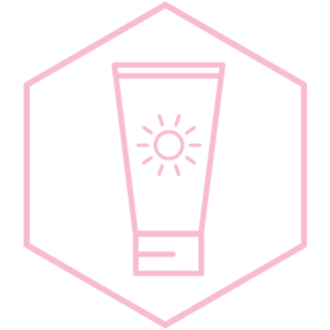 Ilustraci&oacute;n de icono de protector solar.